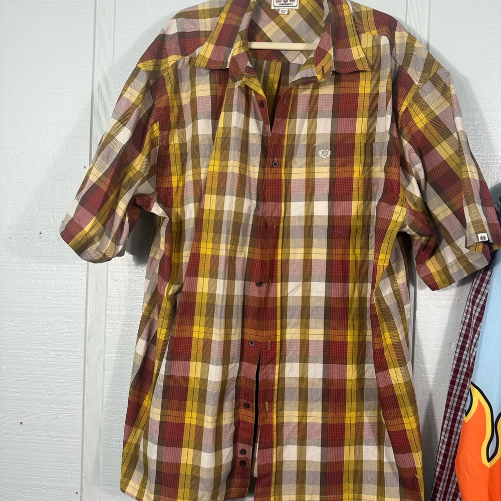 Phat Farm Multicolor Plaid Shirt Size 4X EUC